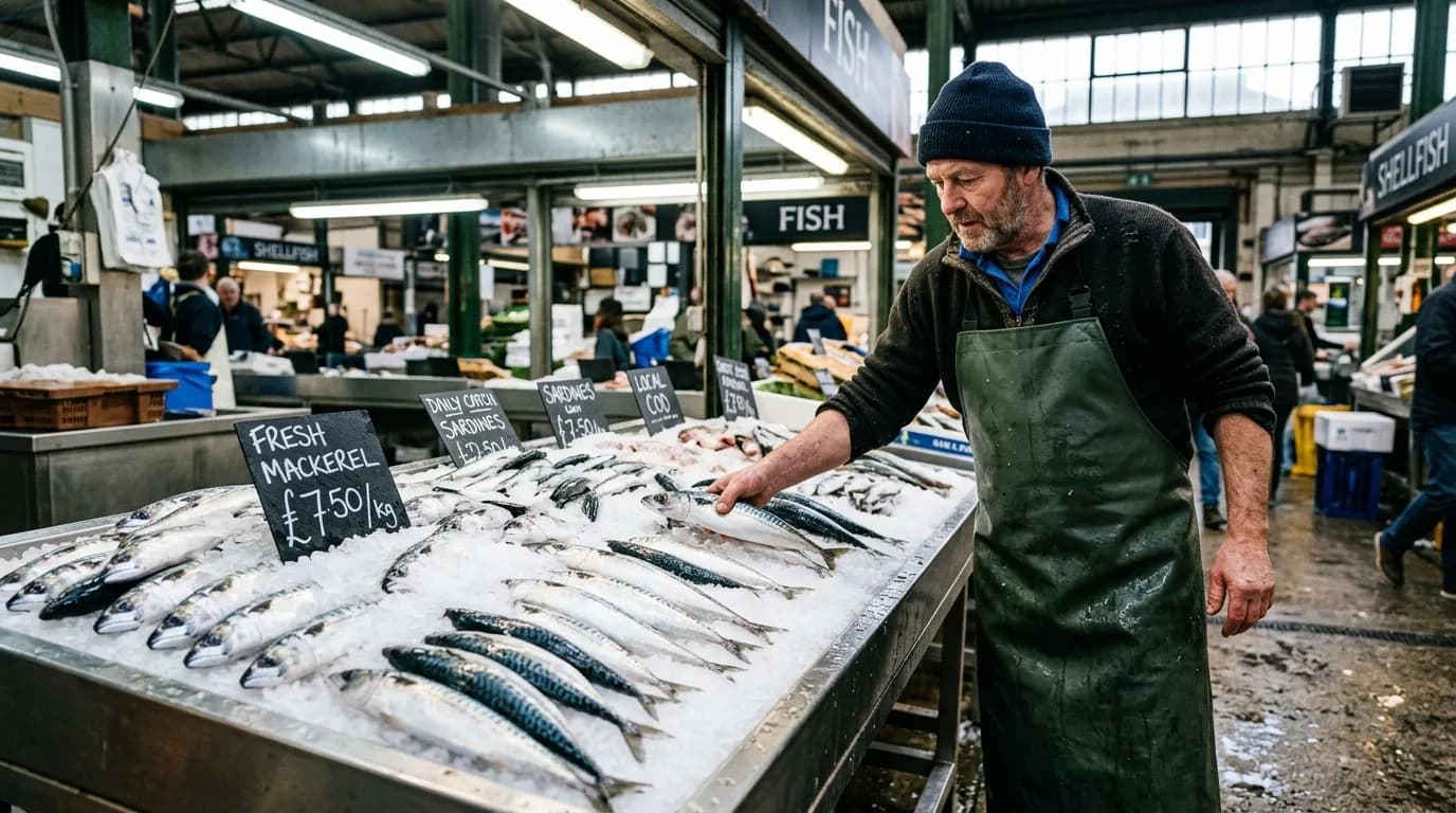Market fishmonger